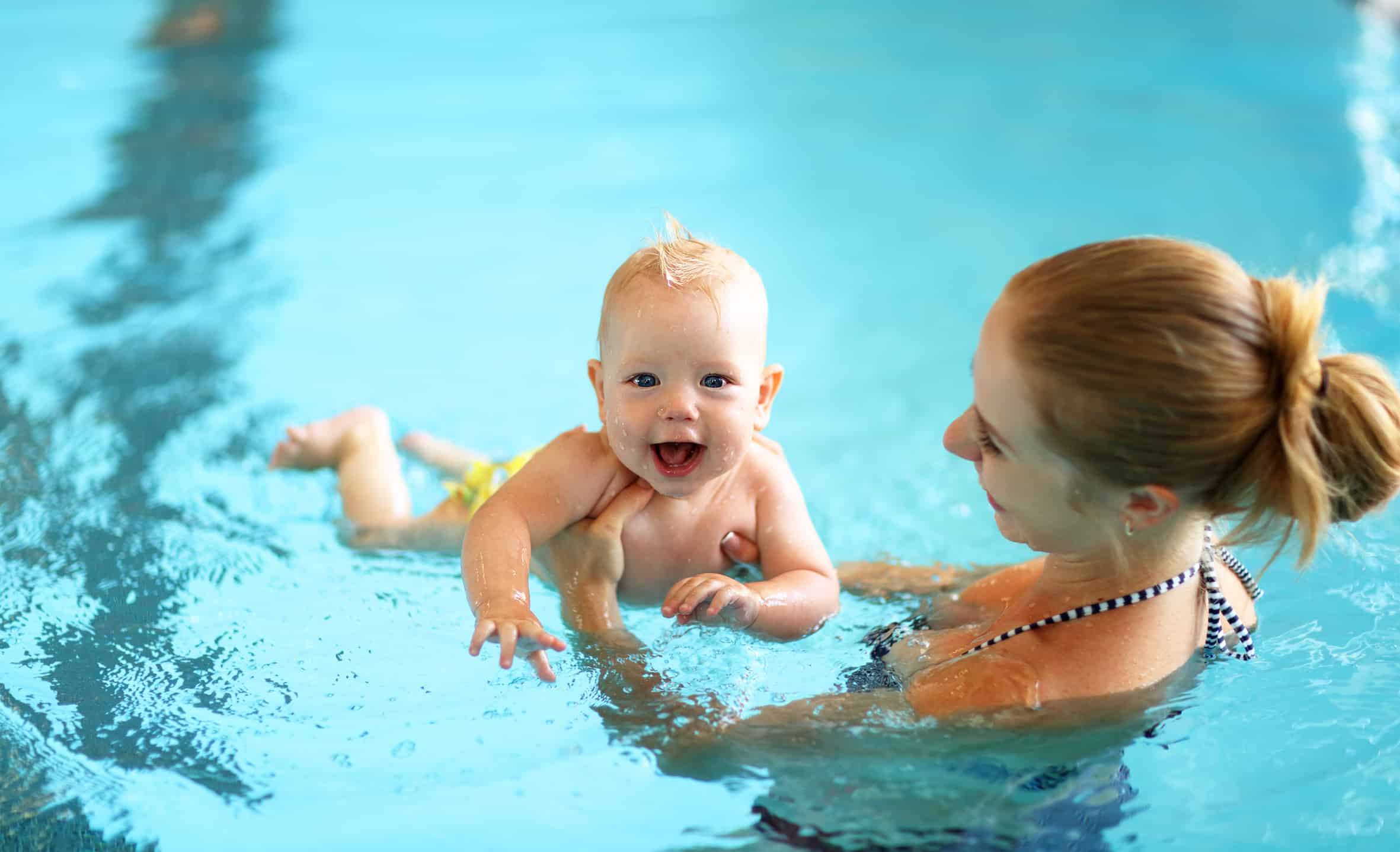 when to take a baby swimming