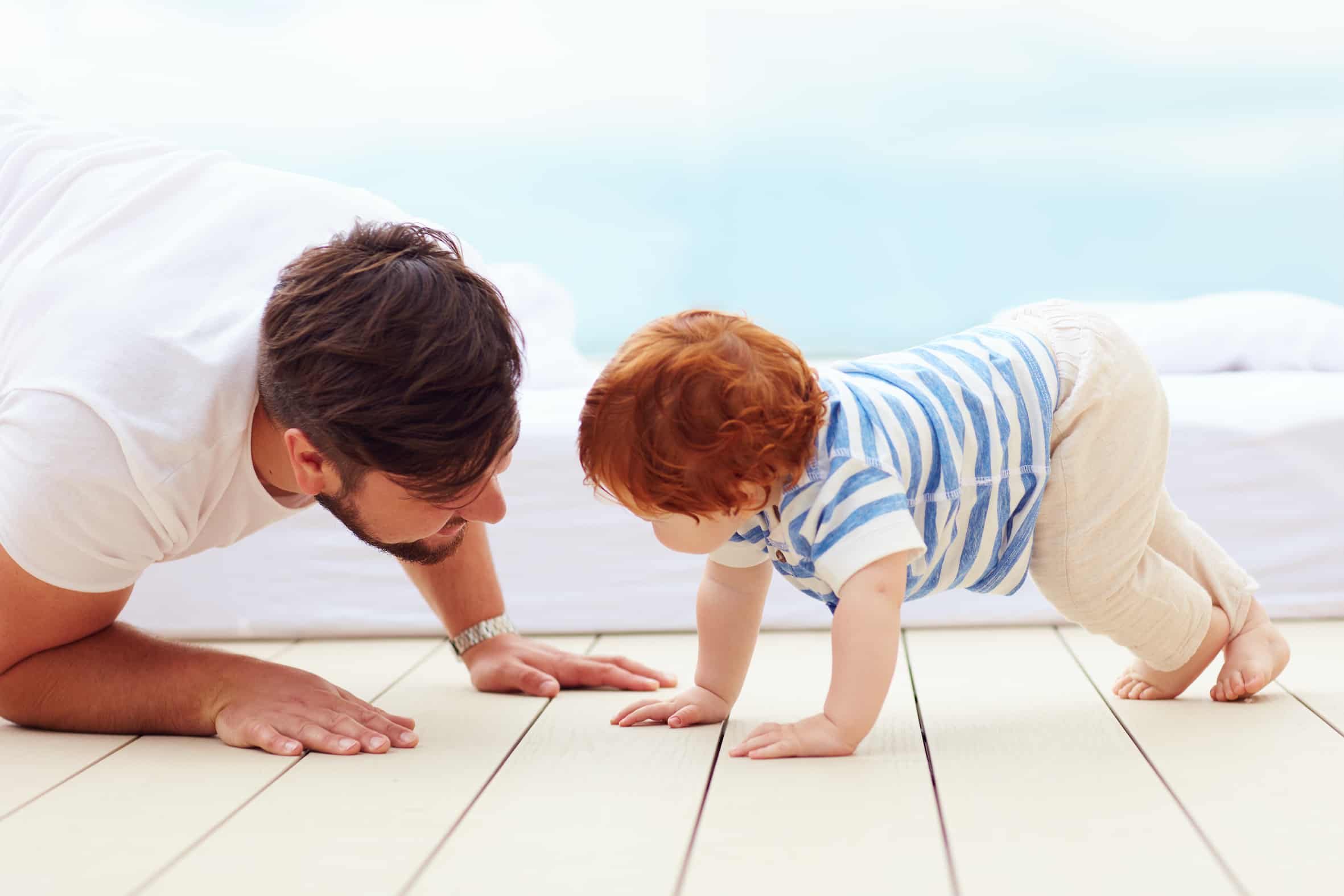how to teach baby to crawl